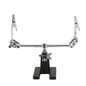 Versatile Dual-Head Welding Clamp Third Hand Gold Tool Jewelry Circuit Board Repair Soldering Station Holder, Essential Craft Accessory
