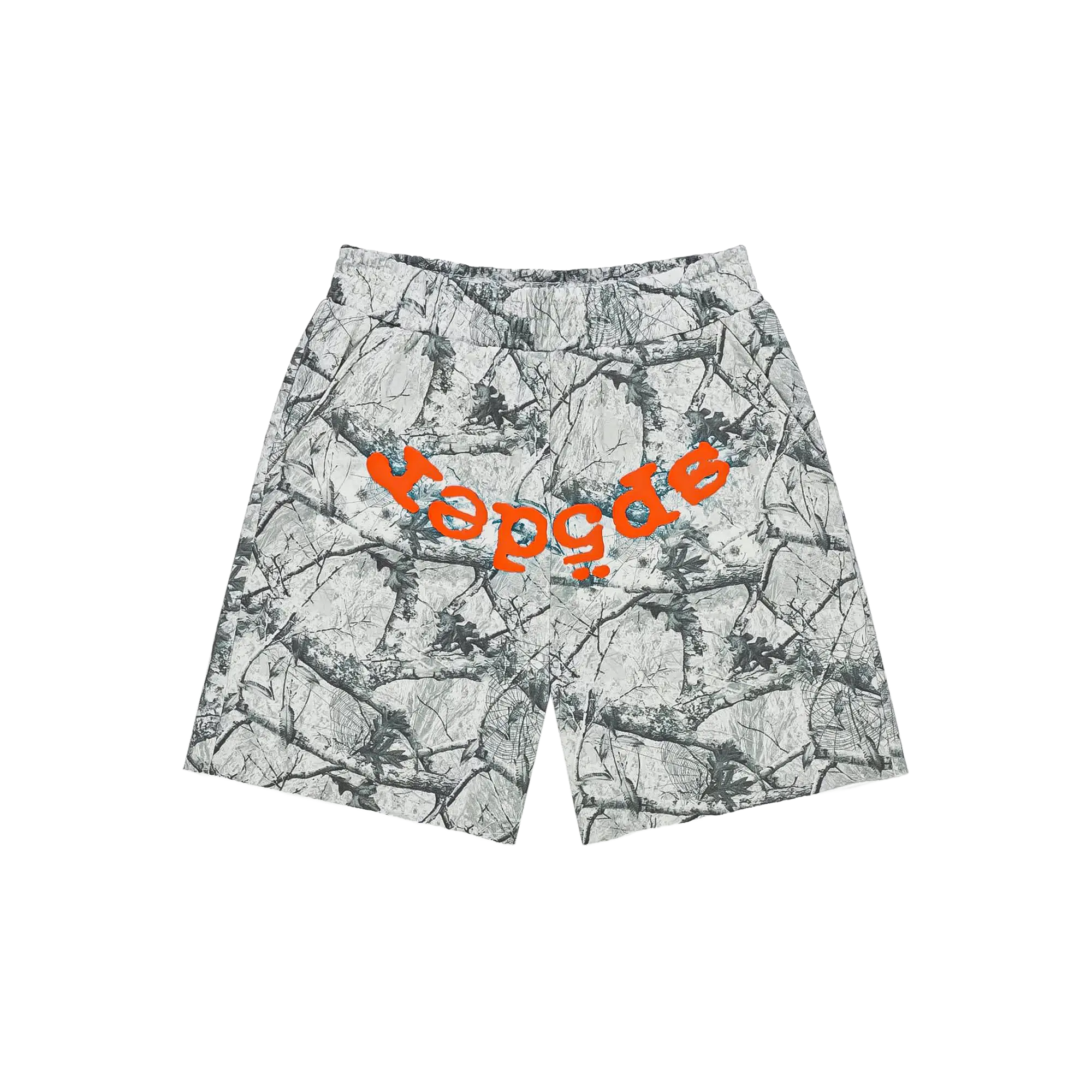 Real Tree OG Web V2 Sweatshorts "White / Orange" SP5der417