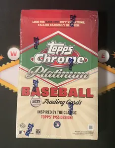 2025 Topps Chrome Platinum '55 Baseball Hobby Box (1 Autograph)
