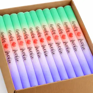 Personalized LED Foam Glow Sticks - Custom Light-Up Party Favors for Wedding Reception Dance Floor, Festive & Party Supplies