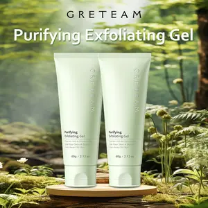 【GB】GreTeam Purifying Exfoliating Gel Moisturizing Cleanses Skin Flower Skincare