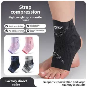 1PC Thin Ankle Brace – Stop sprains while running & cycling! Compression strap + stability support.