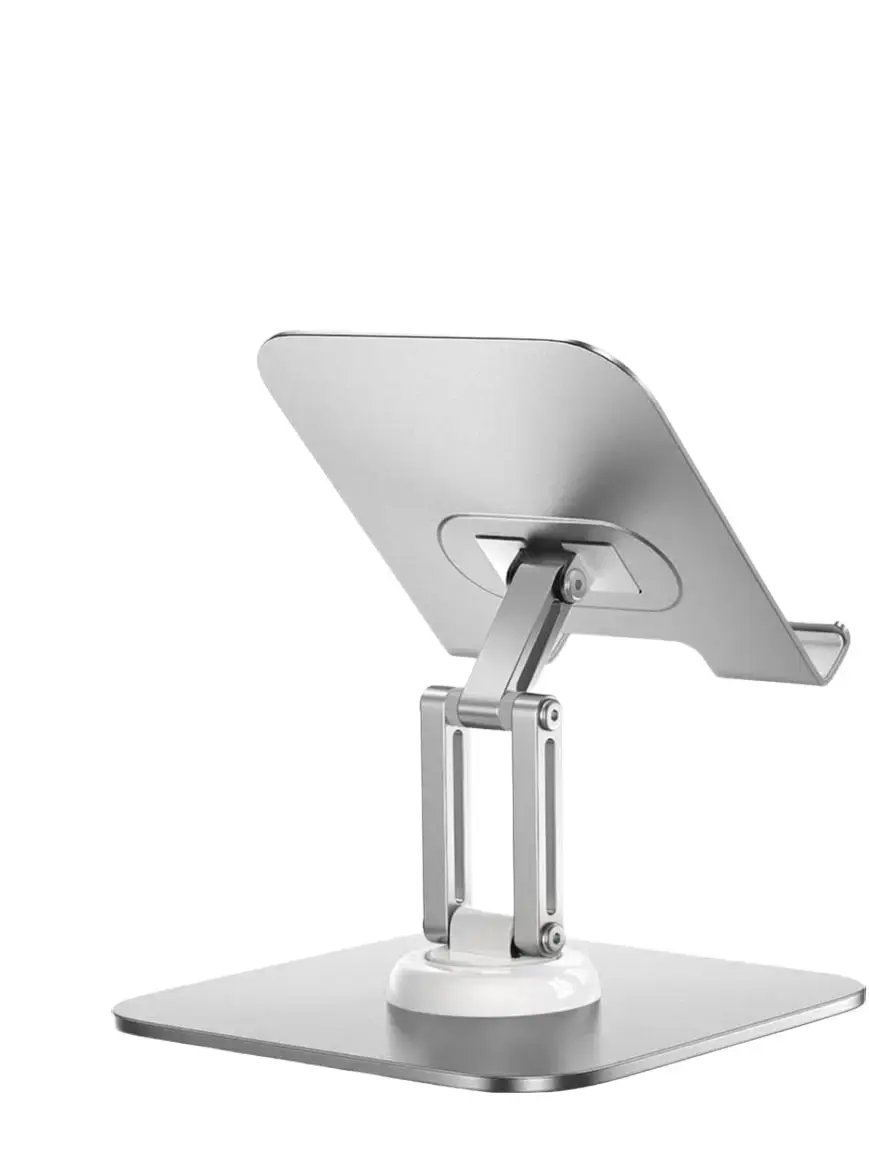iPad Stand Holder [All-Metal Foldable] Adjustable Tablet Stand for Desk, 2026 iPad Accessories Rotating Display Stand Office Men Gifts Kindle Tablet PS Switch iPhone 11"-4.7"