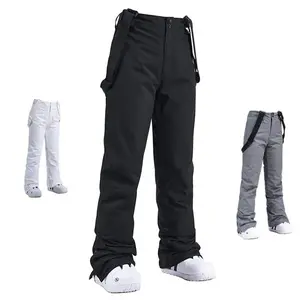 High-Quality Men's and Women's Winter Thickened Thermal Ski Pants Windproof Waterproof Bib Pants Snowboard Pants Plus SizeMen's and women's ski pants, windproof and water-repellent, warm and thickened for outdoor winter use