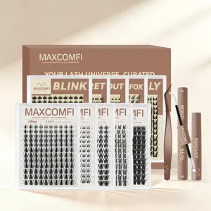 Maxcomfi Lash Cluster Kit - Live Exclusive Eyelash Clusters (MIRA, SELENE, NILA, EOS, SELLOUT, DOLLY, SECRET, Navi, Magicfox, Blink Styles) for Go Live Creators