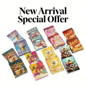 10 polyester film bags holographic birthday packaging fun props DIY toys gifts surprise holiday parties laser zipper bags