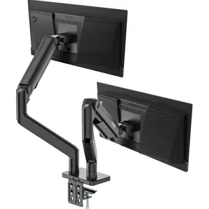 Dual Monitor Stand Arm - Heavy Duty Adjustable