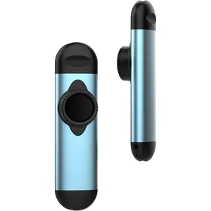 Kazoo for Adults and  with Adjustable Tone, Metal Kazoos with 10 Flute Diaphragms and Lanyards, Blue