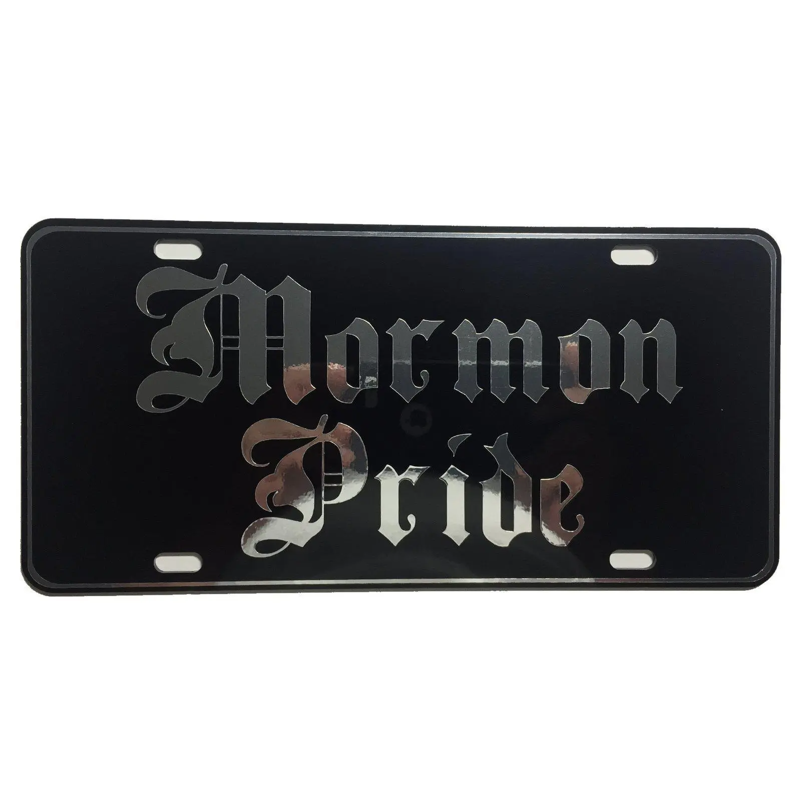 CustoMonsterDesigns Mormon Pride Heavy Duty Aluminum License Plate
