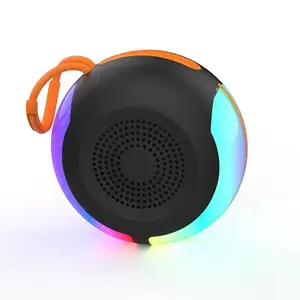 Portable Wireless  Bluetooth Speaker,HIFI Stereo Sound Subwoofer with RGB Colorful LED Lights,USB Rechargeable Speaker For Parties, Travel, Home, ,Thanks giving Christmas New Year Gifth,Christmas Gift,New Year Gifts Audio
