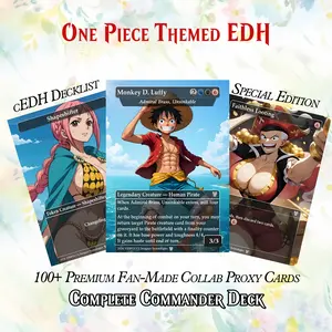 Anime Pirate Crew Proxy Commander Deck - 121 Cards Custom EDH Set