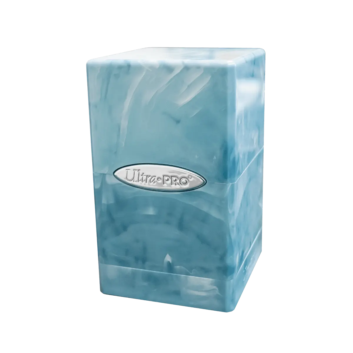 Marble SATIN® Tower DECK BOX® - Light Blue / White Marble SATIN® Tower DECK BOX® - Light Blue / White