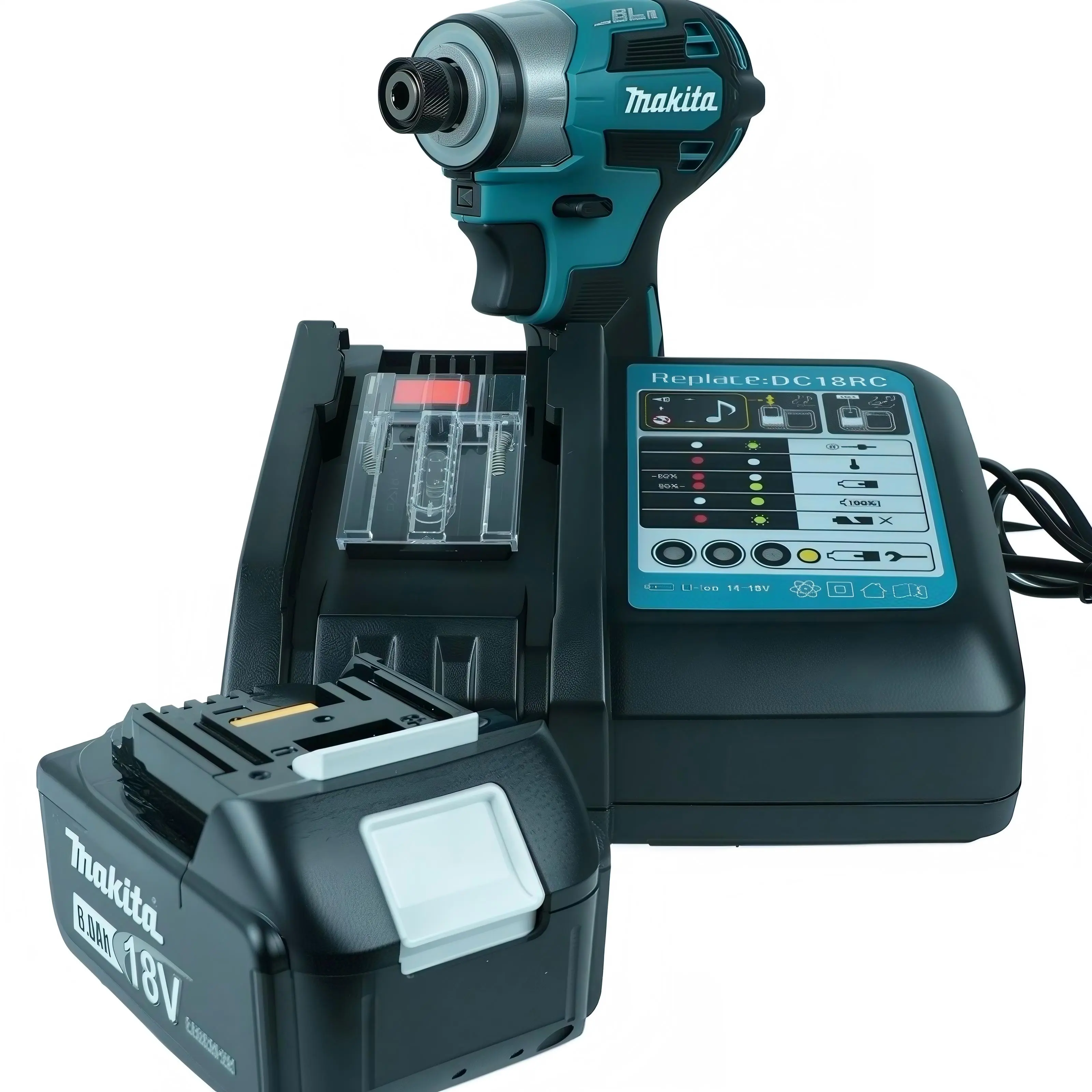 DTD171 Brushless percussion drill (complete set)