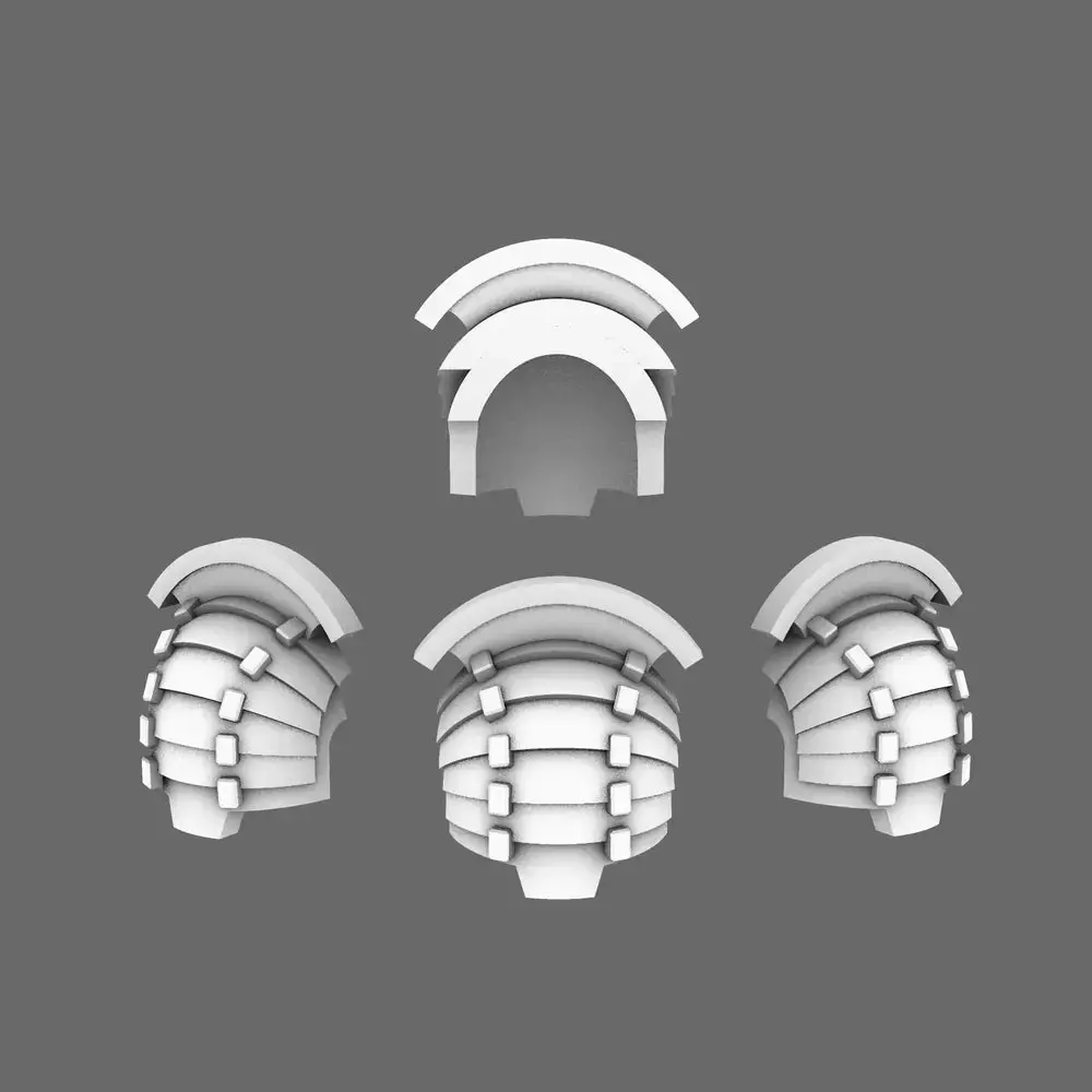 Cyber Samurai DV4 Bushi Shoulder Pads Type B