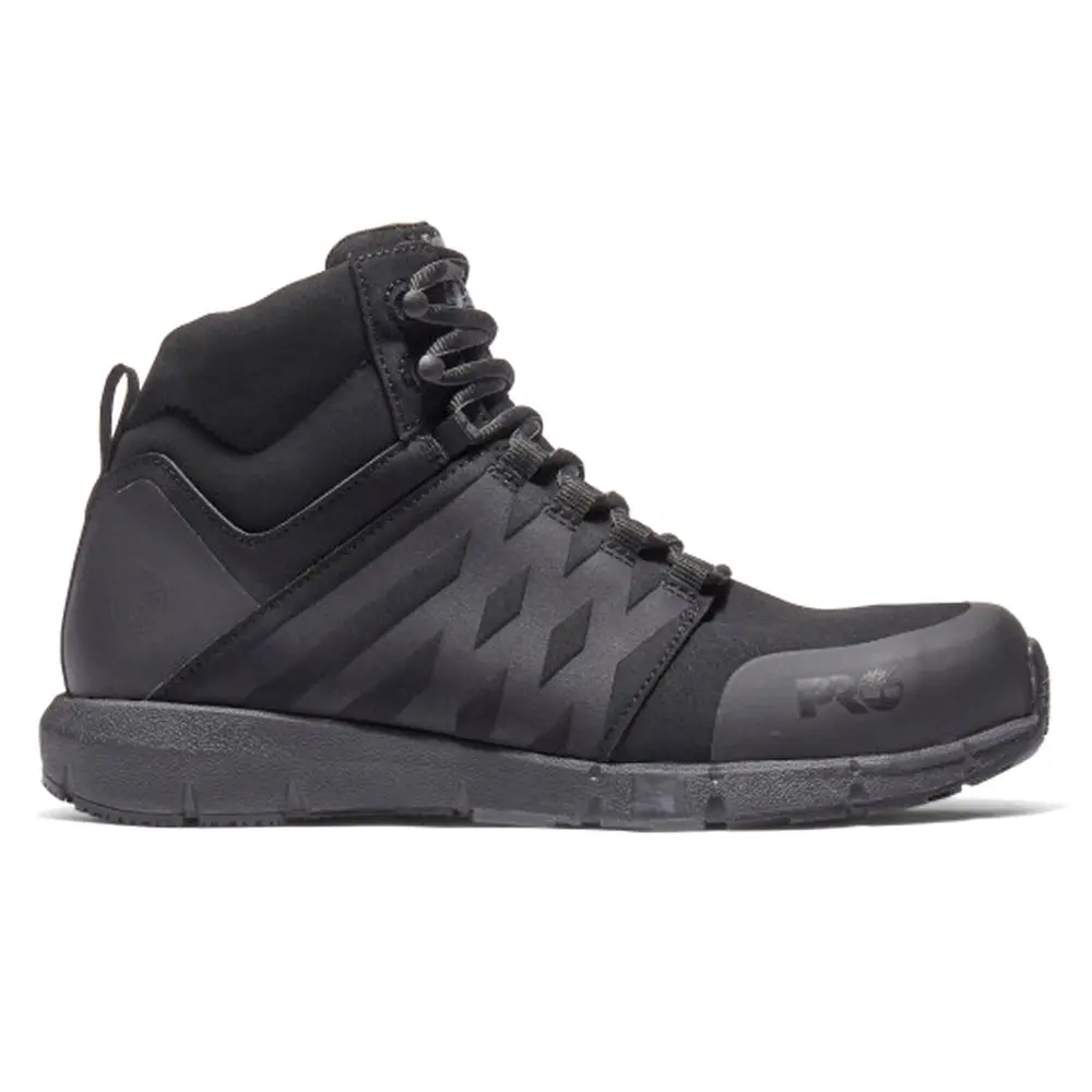 Timberland PRO Mens Radius Mid Electrical Hazard Composite Toe  Work/Duty - Black