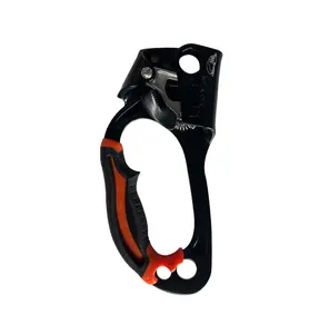 Lightweight Left-Hand Aluminum Ascender for Climbing & Outdoor Adventures | Durable & Easy Grip UIAA Certified Harness Carabiner