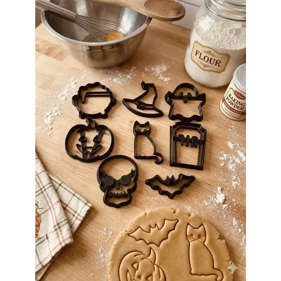 8-Piece Halloween Cookie Cutter Set