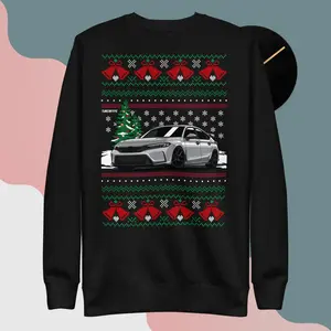 Ugly Christmas Sweater - Honda Civic Type R in Grey (FL5)