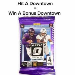 Donruss Optic Football Retail Pack - DOWNTOWN CHASE 1 Pack 4 Cards per Pack Collectible Trading Cards