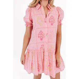 The Emery Collared Button Up Dress
