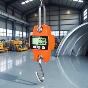 Portable Handheld Electronic Crane Scale, 660 lbs High Precision Sensor, Waterproof and Shockproof Aluminum Housing, Suitable for Logistics, Lifting, Fishing, Hunting, Farm and Commercial Use Industrial Weighing Equipment
