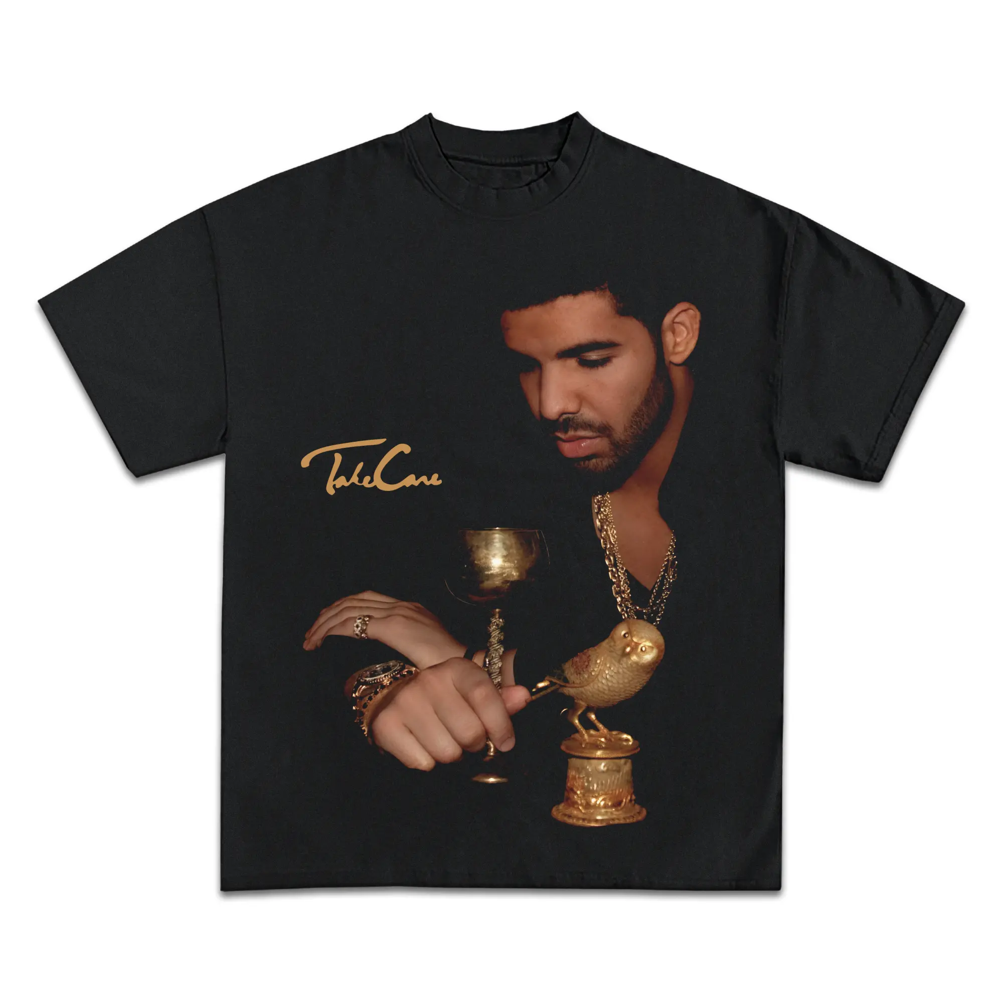 Drake Take Care Album - Vintage Graphic - Unisex Heavy Cotton Tee - Casual Classic T-Shirt