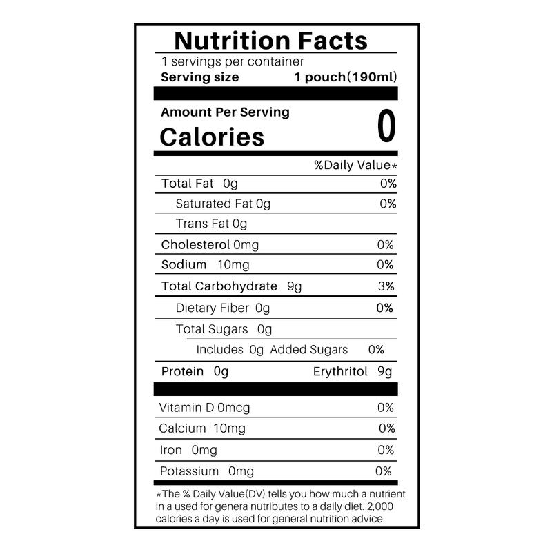 VIVID Kitchen Zero Sugar Grapefruit Ade 1pk- Pouched Drink, Korean Convenience Store Drink