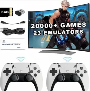 2026 New Video Gamepad Console with 20,000+ Games,ChildhoodClassic Game,4K HDMIOutput, Wireless Joystick&Game Emulator, Arcade Retro Arcade