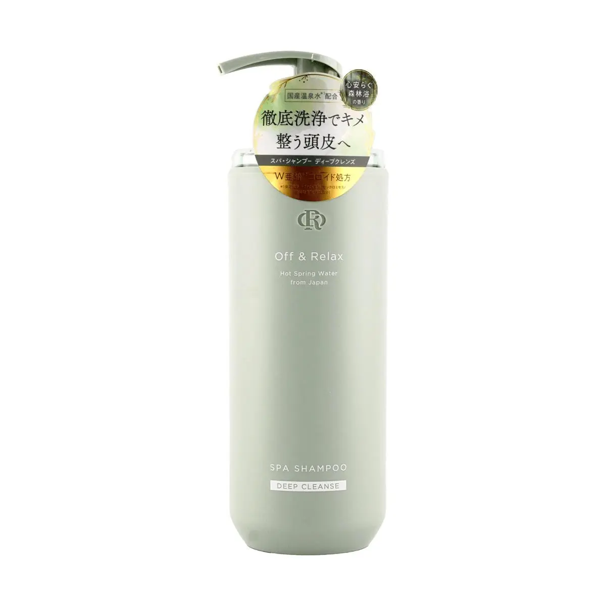 OFF&RELAX Deep Cleanse Shampoo #Relaxing Forest,15.55 fl oz Oil Control Shampoo - Silicone-Free, Instant Oil Removal, 72H Long-Lasting Freshness