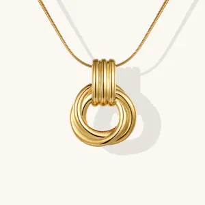The Karma Necklace - Gold Pendant and Chain