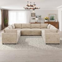 Beige, 8 Seats, U-Shaped