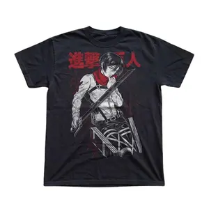 The Mikasa Ackerman Shirt, Attack On Titan Anime Tee, Survey Corps Manga Graphic T-Shirt, Gift for Men, Gift for Women, Crew Neck T-shirt, Trending T-shirt