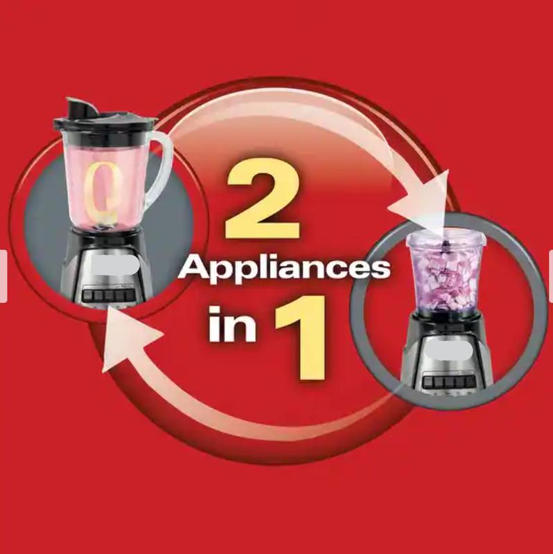 Hami1ton Beaach 12 Function  & Chopper with 40oz Glass Jar 700W Motor Black & Stainless Steel Mess-free Design for Efficient Blending and Chopping 3 in 1 Juicer Electric Cordless Mini Oven Fryer Air Family-Sized Large Travel Perfect Maker blender