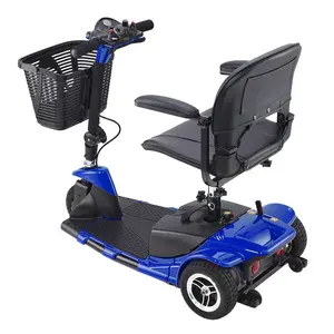 VEVOR 3 Wheel Folding Mobility Scooter for Adults Seniors, Heavy-Duty Electric Powered Mobility Scooter 12 Mile Long Range, Travel Wheelchair with 9 Climbing Capacity, 265lb Capacity