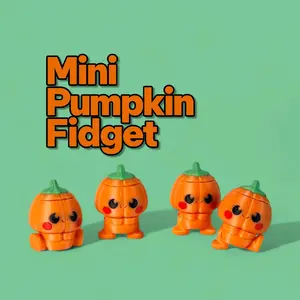 Mini Pumpkin Fidget Toy – Kawaii Halloween Desk Figurine