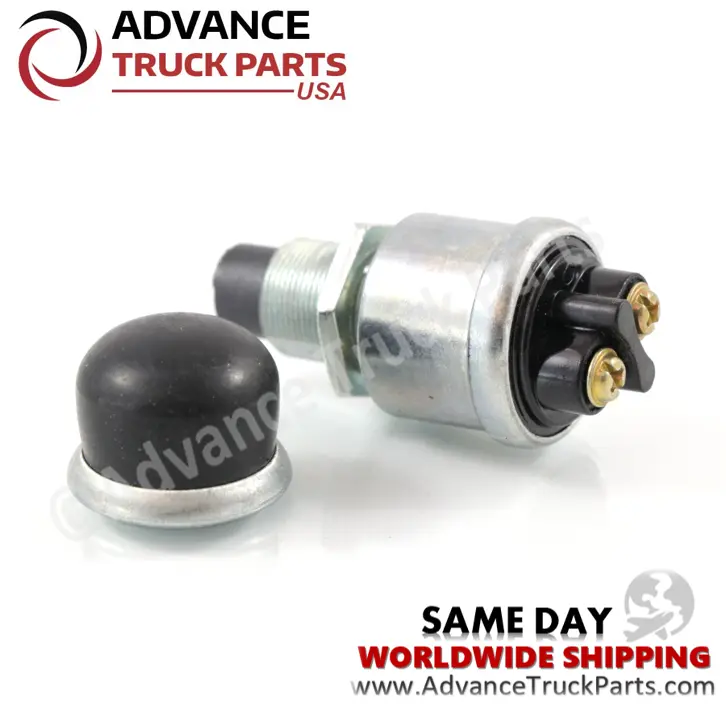 Advance Truck Parts 24V Push Button Momentary Switch - W112112