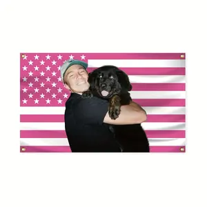 Drew Flag 3x5 ft Starkey Flag with Brass Grommet for College Dorm Room Decor, Funny Flag for Home Bedroom Decor