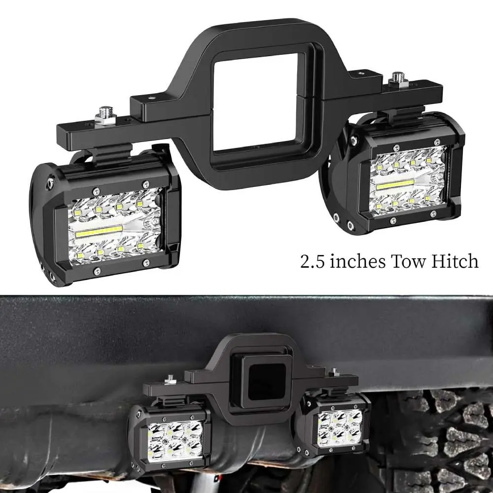 Led Pods + 2.5 inches Tow Hitch