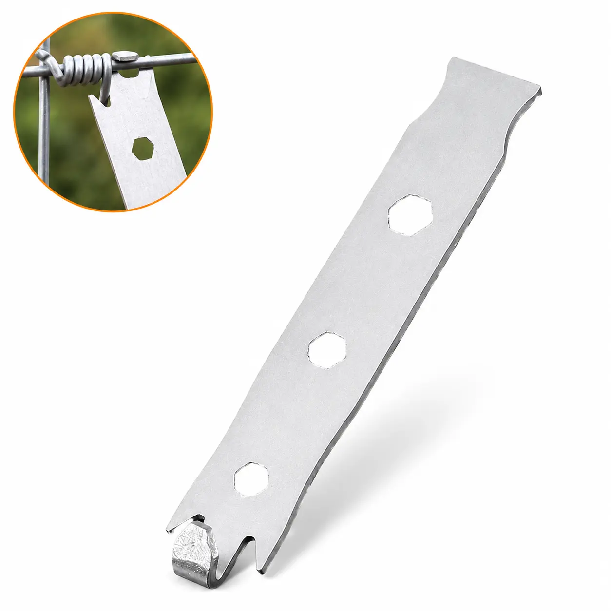 Greenhouse Wire Tensioner Tool - Heavy-Duty Steel Wire Twister, Garden Supplies for Farming, Fencing