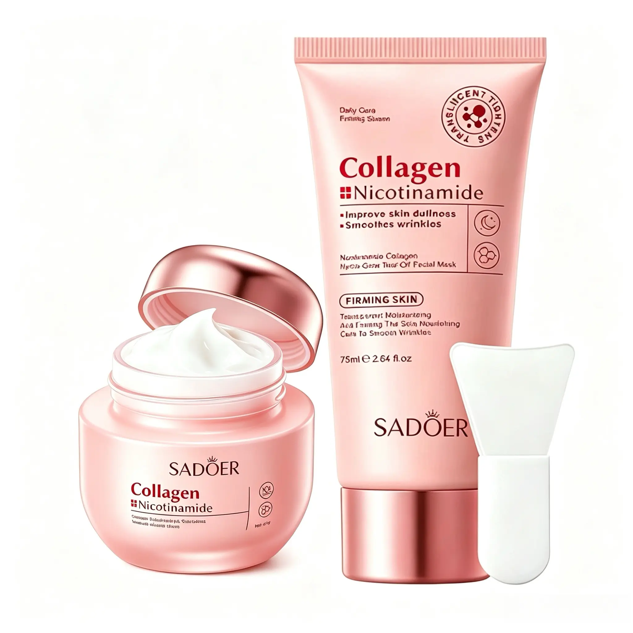 Collagen Night WrappingMask : SLEEP, SHED, AND GLOW! Skincare SkinRepair  Firming & Hydrating FacialMask for Wrinkle Smoothing, Korean FaceMasks, Glow Boosting Facial Masks Suite for AllSkin Types, 2.640z