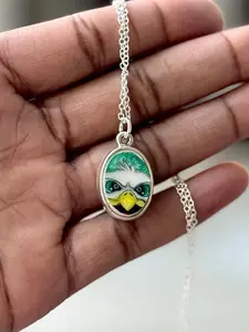 Swoop Me Up | Hand-Painted Philadelphia Eagles Necklace
