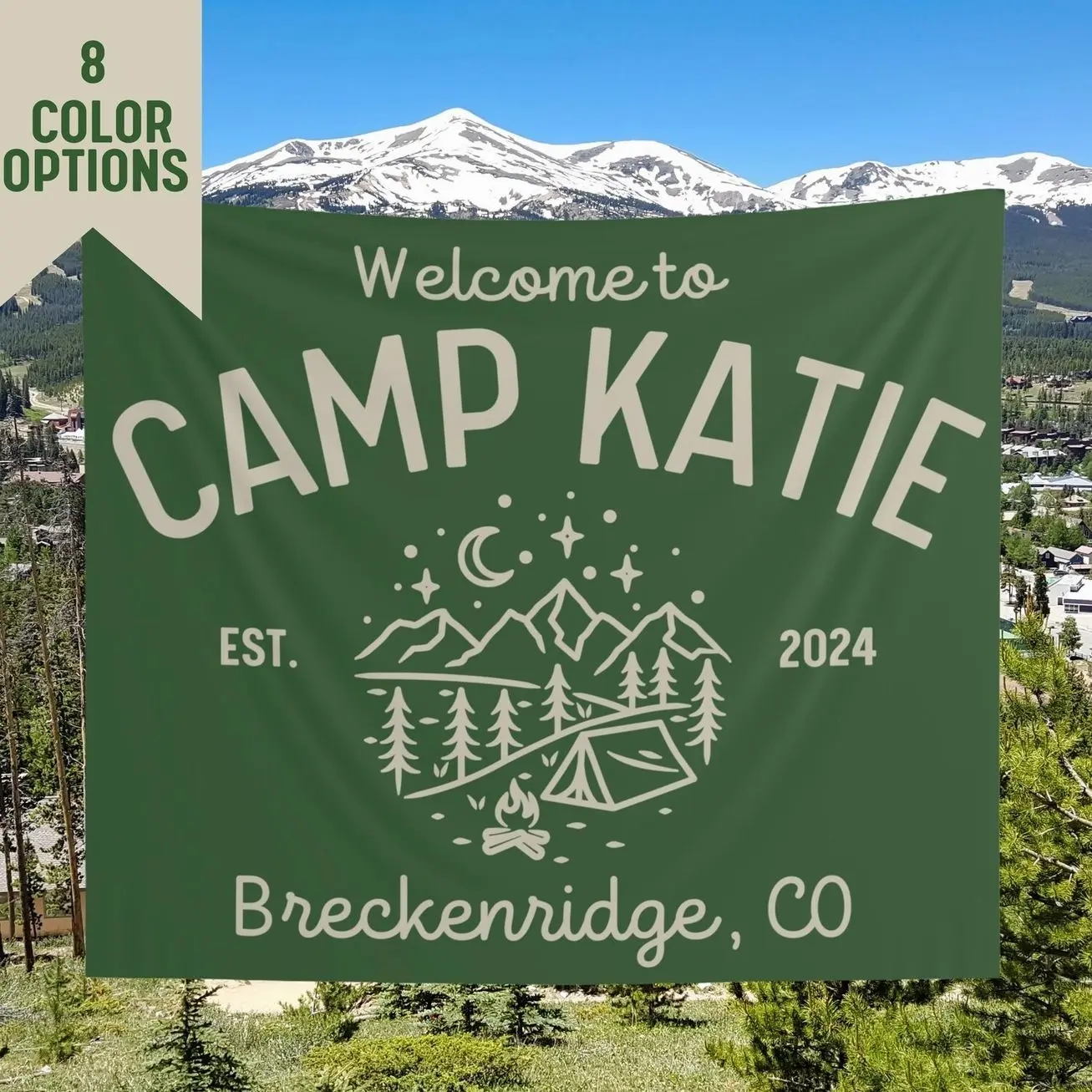 Custom Camp Bachelorette Banner - Vintage Style for Parties and Events