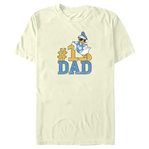 Men's Mickey & Friends Father's Day Donald #1 Dad T-Shirt