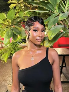 Short Pixie Cut Wig for Women, Natural-Fit Real Hair Look, Comfortable Lightweight Fashion Accessory, Ideal for Daily Use, Pixie Wigs