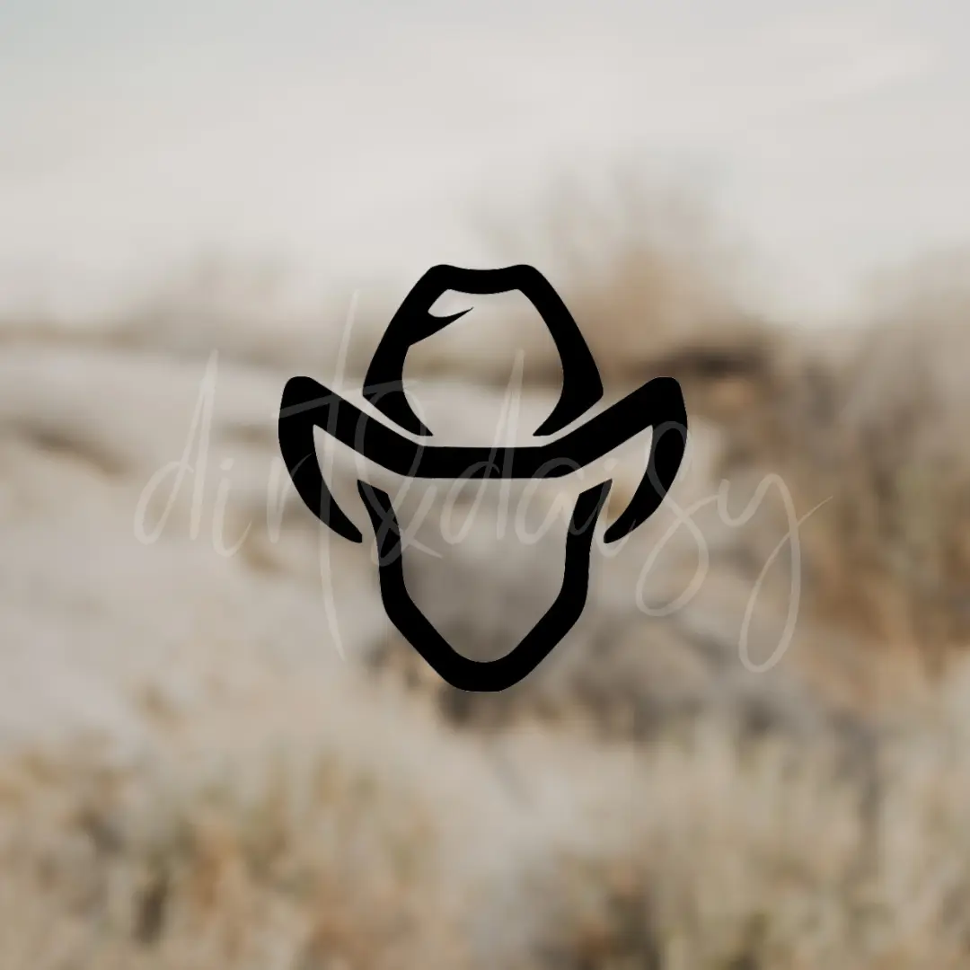 Cowboy Decal, Gifts For Men, Truck Stickers, Multiple Color Options