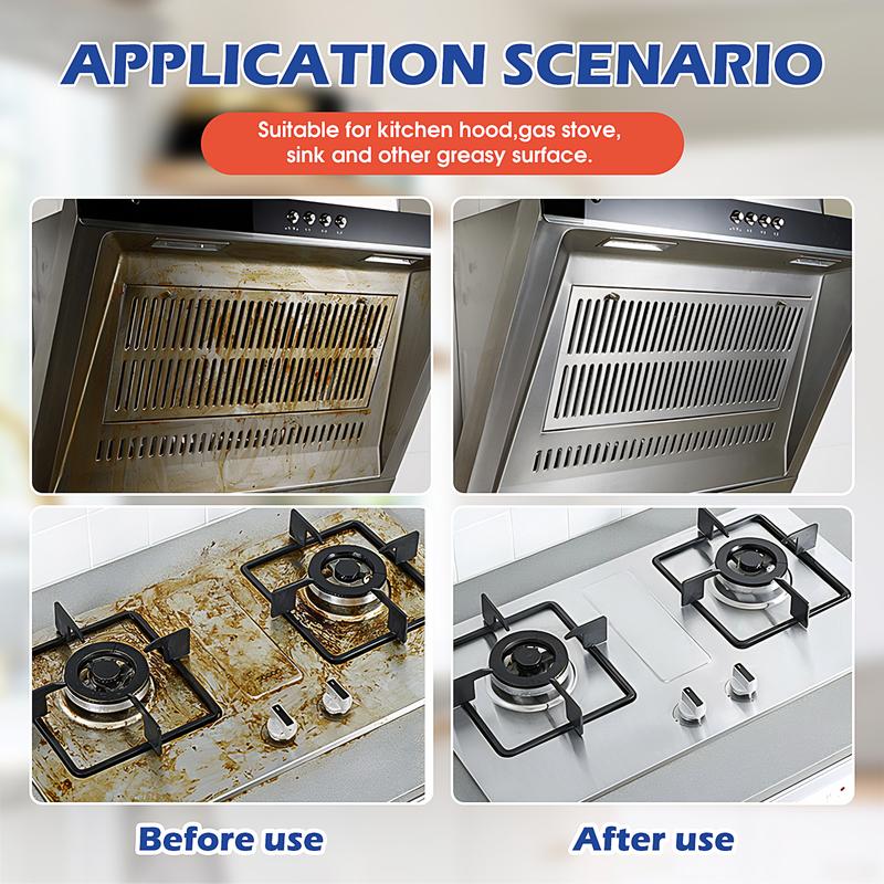 Gihen Multi-Purpose Cleaner- Effective Multi-Purpose Cleaner with Spray Nozzle Spray & Towel for Kitchen, Household, Oven, Stove, Range Hood, Sink