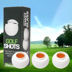 Golf Shots |   Golf Ball Shaped Shot Glass Set – Fun Gift Unique and Funny Gifts for Golfers and Men. Golfer Christmas Gift, Stocking Stuffer, or White Elephant