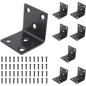 Heavy Duty Stainless Steel Corner Bracket, L Shaped Shelf Bracket 90  Corner Brace Large Joint Right Angle L Bracket for Furniture  Cabinets Shelves (40x40x40mm)