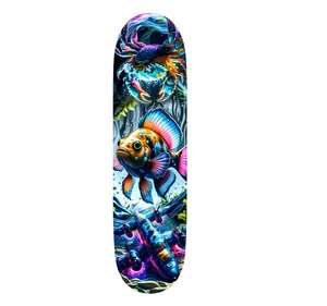 Davy 10 Toes Custom Skateboard Deck - Original Design, Lightweight Construction, Suitable for Skateboarding