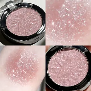 This pearlescent shimmer eyeshadow and highlighter palette features a soft, creamy texture that won't clump or dry out the skin. The colors are vibrant, clear, natural, and not overdone. Perfect for everyday wear, commuting, or parties.
